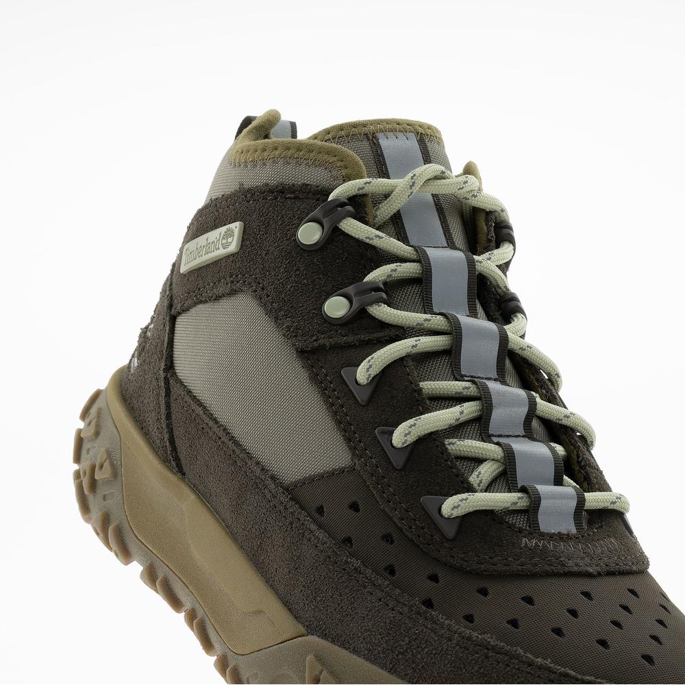 Topánky pánske Timberland Greenstride Motion 6 Mid Lace TB0A6CW12421 - hnedé