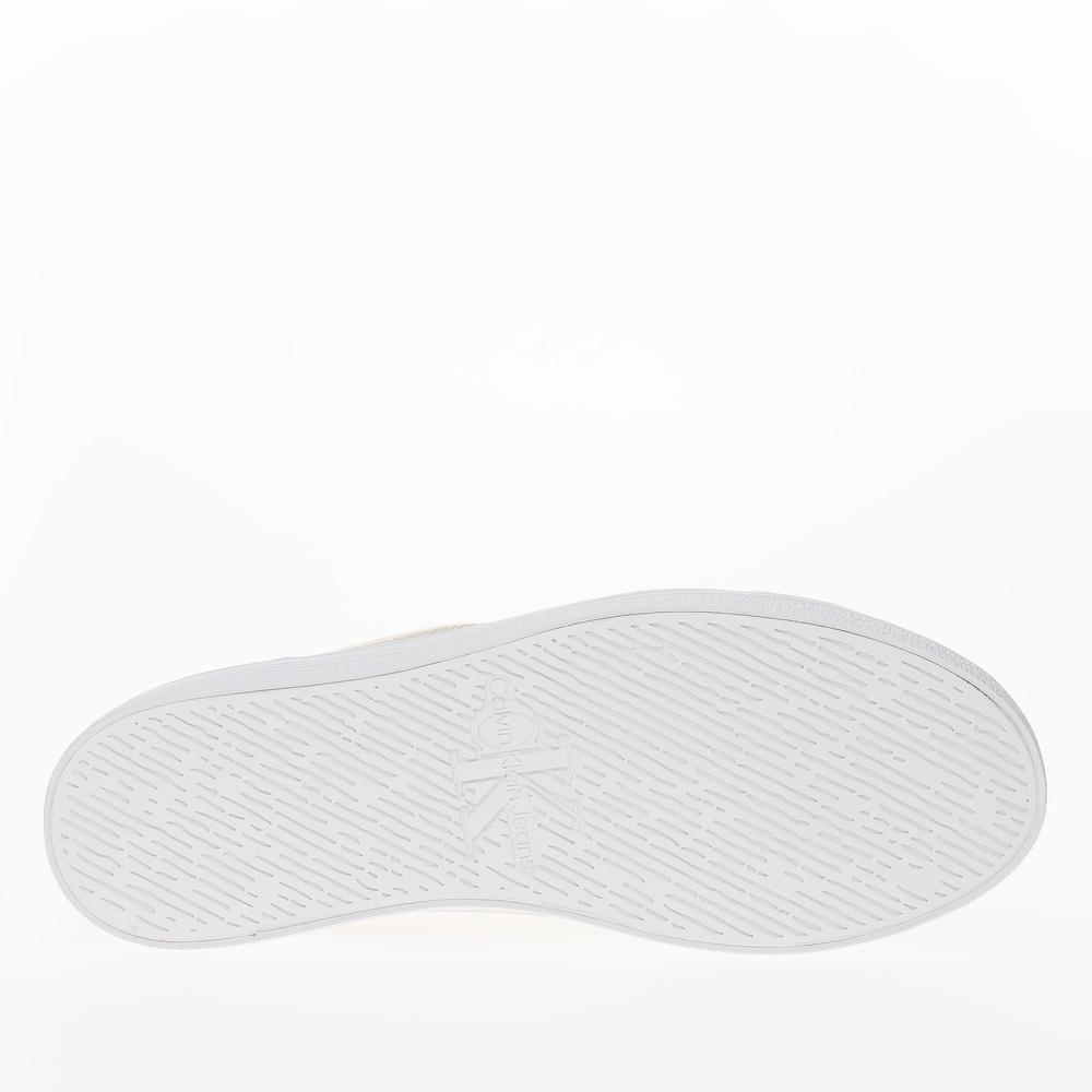 Topánky Calvin Klein Bold Vulc Flatform Low Leather NBS MET YW0YW01414-02X - béžové