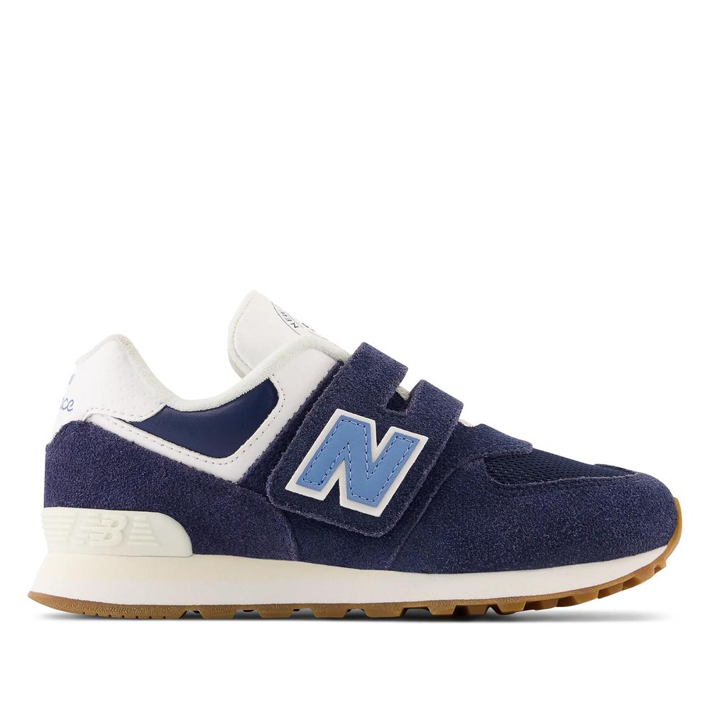 Detské topánky New Balance PV574CU1 - tmavomodré