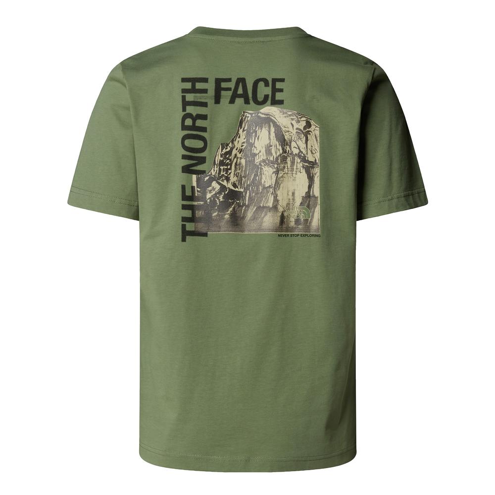 Mužský tričko The North Face Half Dome Photo 0A8EE9BO91 - zelené