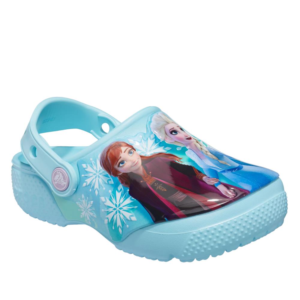 Klapky Crocs Toddler Fun Lab Disney Frozen II Clog 206804-4O9 - modré