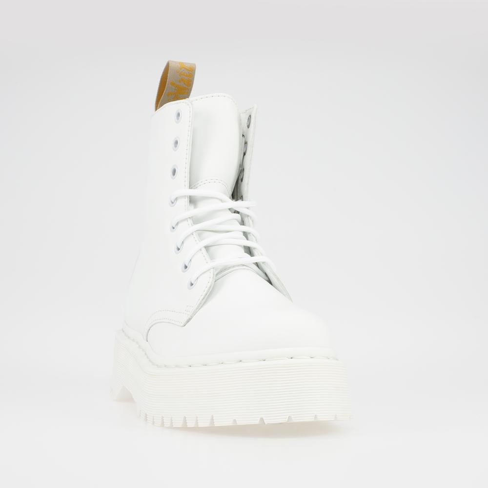 Topánky Dr. Martens Vegan Jadon II Boot Kemble Mono Platforms 27335113 - biele
