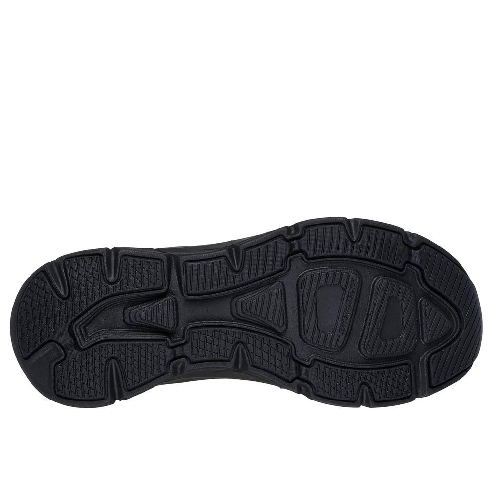 Dámske topánky Skechers Relaxed Fit D'Lux Walker 2.0 Golden Step 150106BKRG - čierne