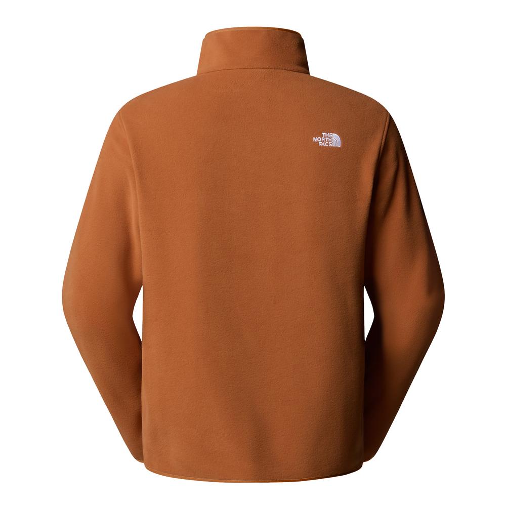 Blúza pánske The North Face Glacier 1/4 Zip Fleece 0A8D0QBOE1 - hnedé