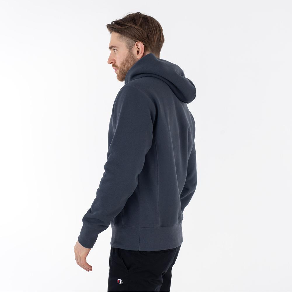 Blúza Champion Reverse Weave Fleece Hoodie 217976-BS551 - tmavomodré