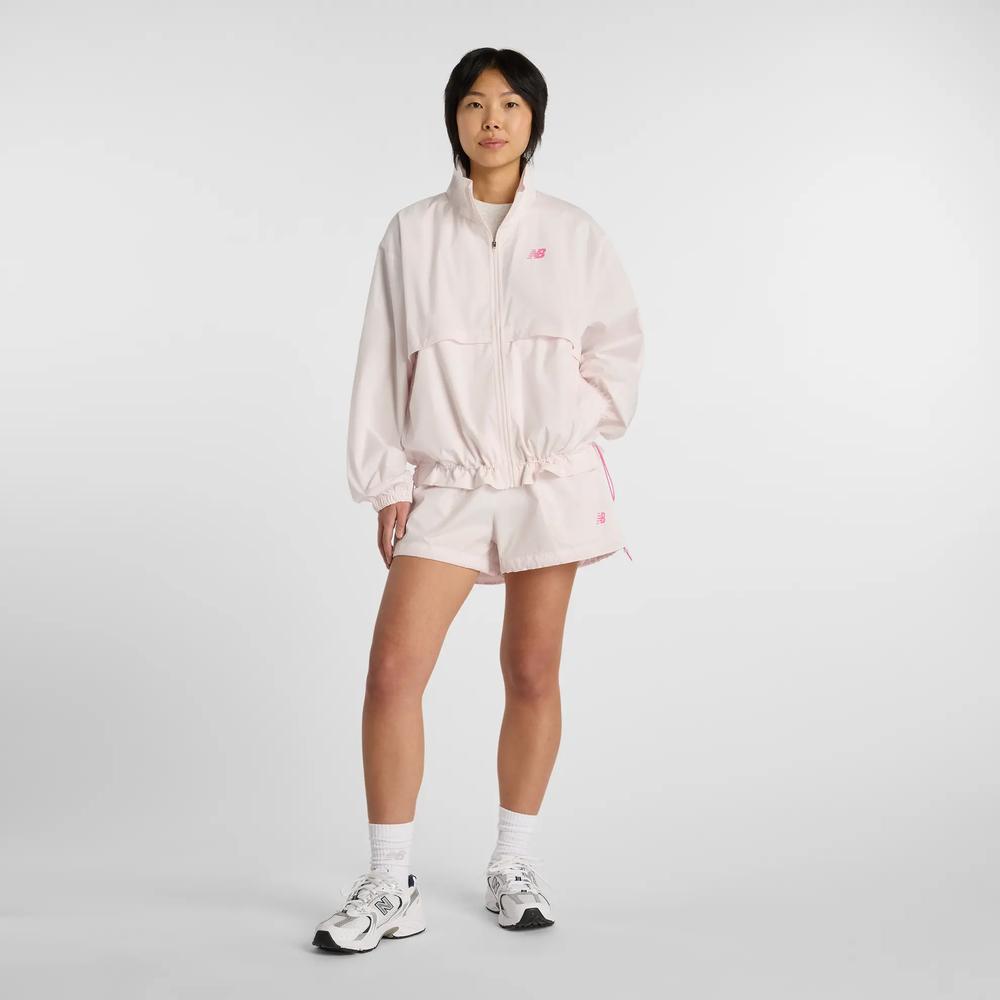 Dámske šortky New Balance WB61P9JPAAA - ružové