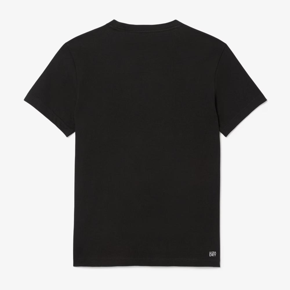 Tričko Lacoste Sport 3D Print Crocodile Breathable Jersey TH2042-I6Z - čierne