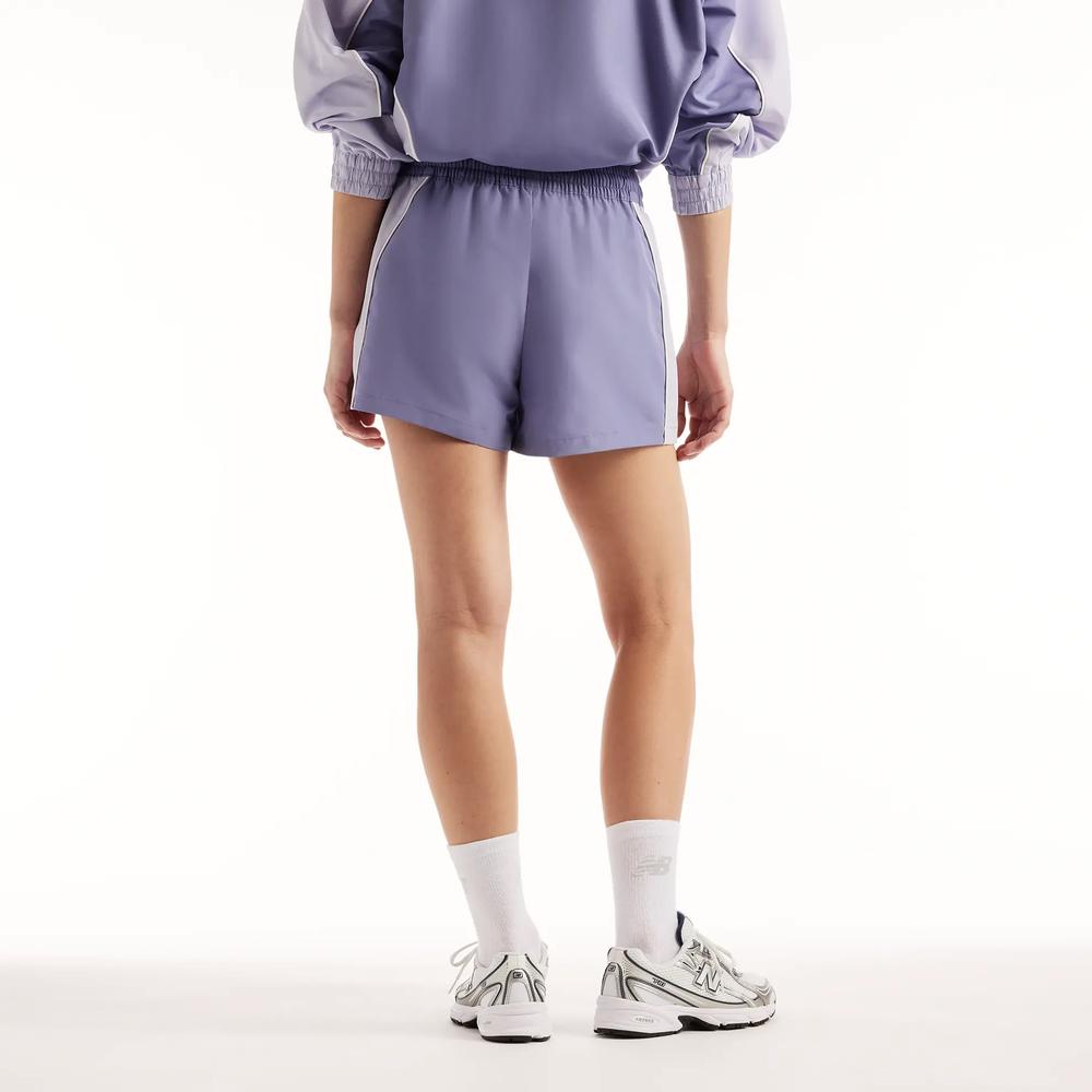 Dámske šortky New Balance WB6260DMDSV - fialové