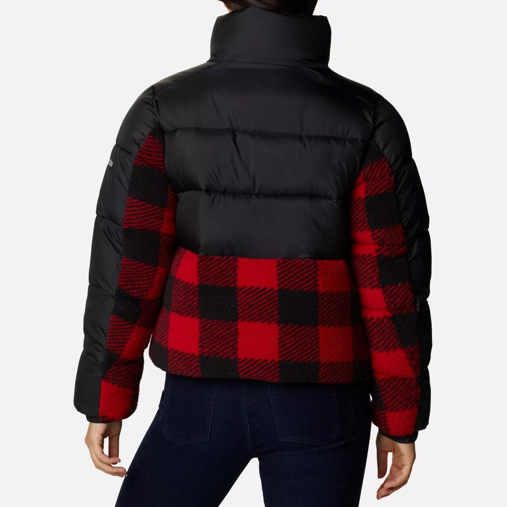 Bunda Columbia Leadbetter Point Sherpa Hybrid Puffer 1955243011 - čierne