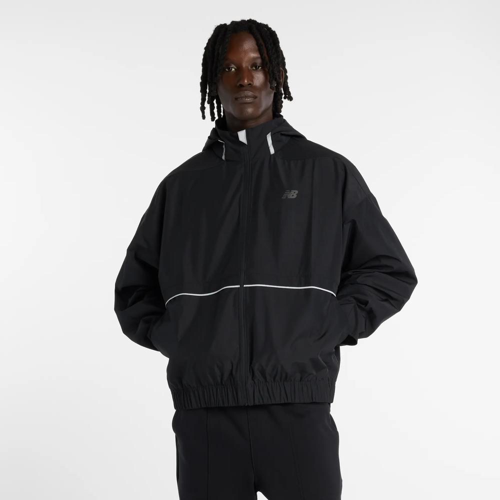 Mužský vetrovka New Balance MJO5BXBK - čierne