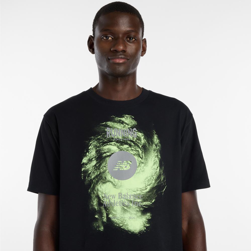 Pánske tričko New Balance Vortex Performance MT6164W1BK - čierne