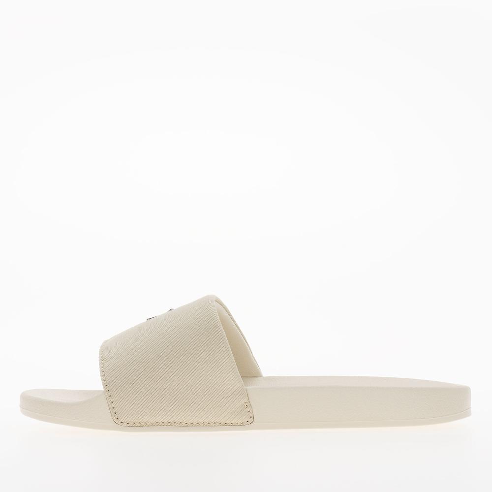 Klapky Calvin Klein Slide Monogram Hardware YW0YW01713-AEO - biele