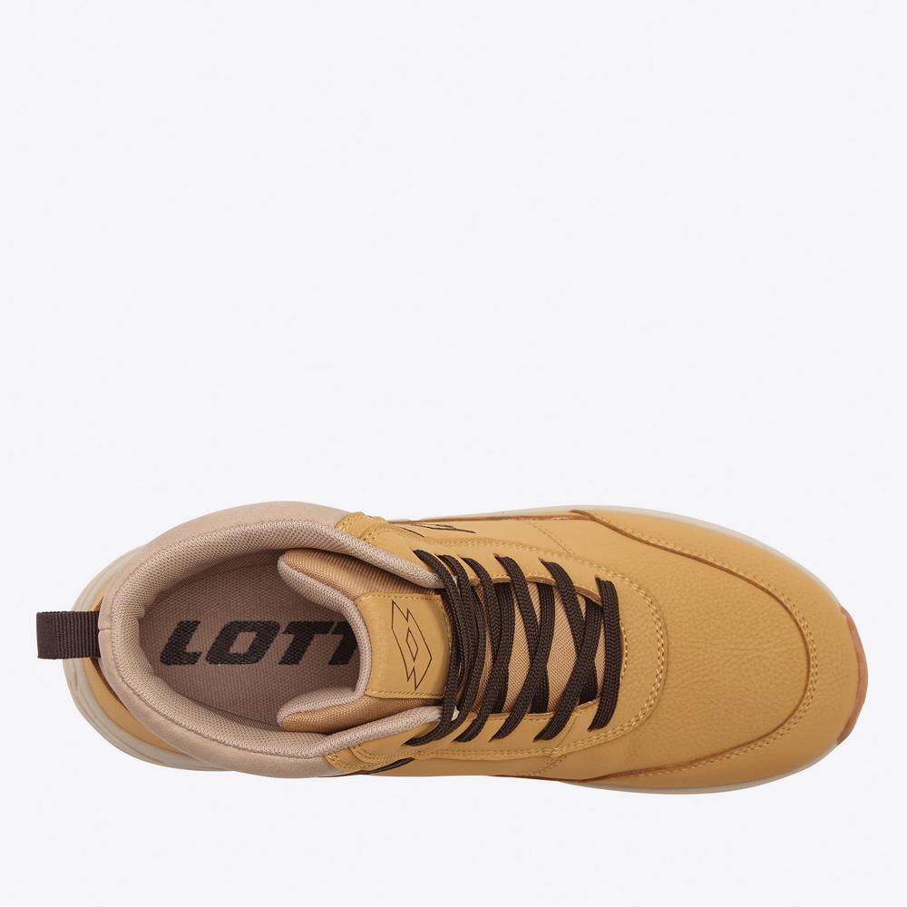 Pánske topánky Lotto Evedal Mid 2400300U-7272 - hnedé