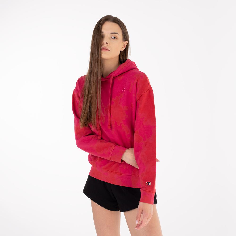 Blúza Champion Hooded Sweatshirt 116071-PS025 - červené