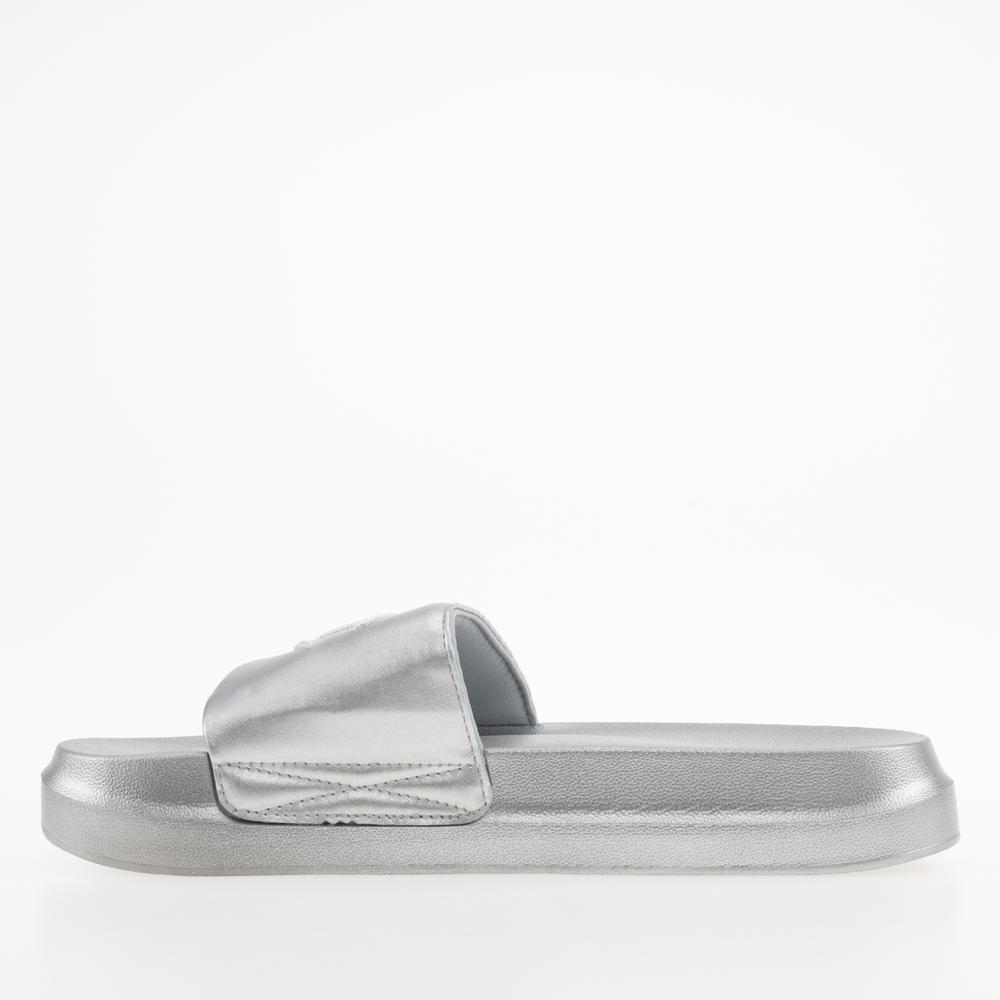 Klapky Champion Miami Platform S11561-EM007 - strieborné