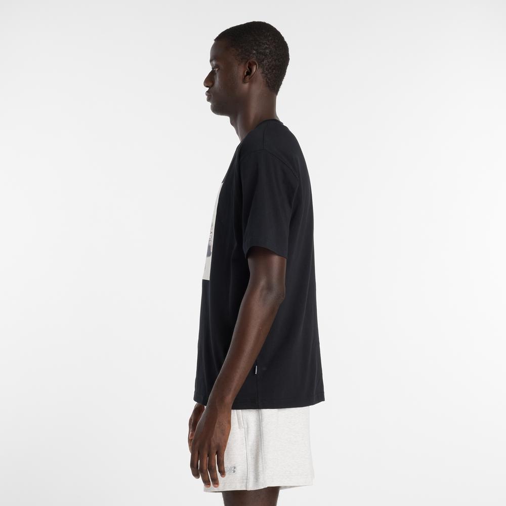 Pánske tričko New Balance MT61B0WFBK - čierne