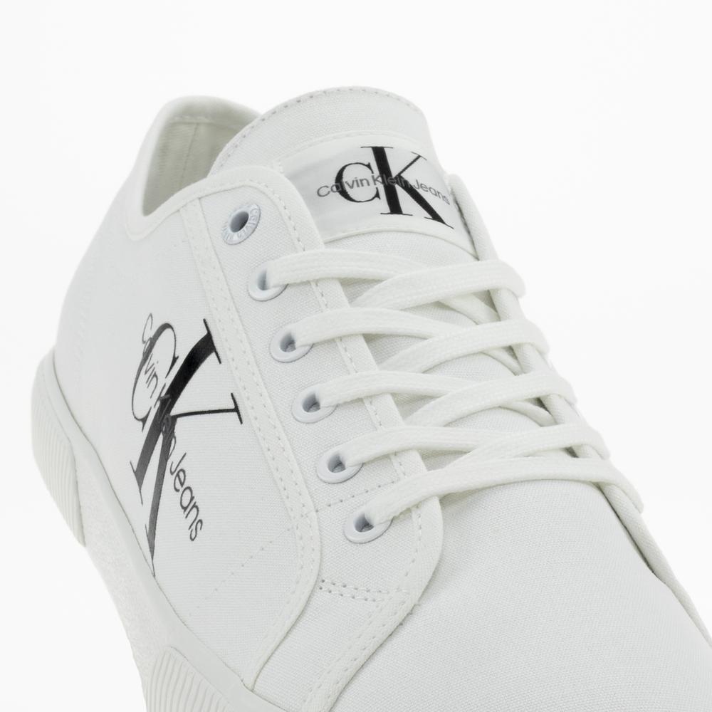 Topánky Calvin Klein Jeans Essential Vulcanized 1 YM0YM00306-YBR - biele