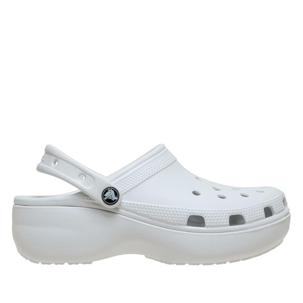 Klapky dámske Crocs Classic Platform Clog 206750-1NK - biele