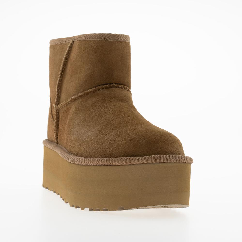 Topánky dámske UGG Classic Mini Platform 1134991-CHE - hnedé