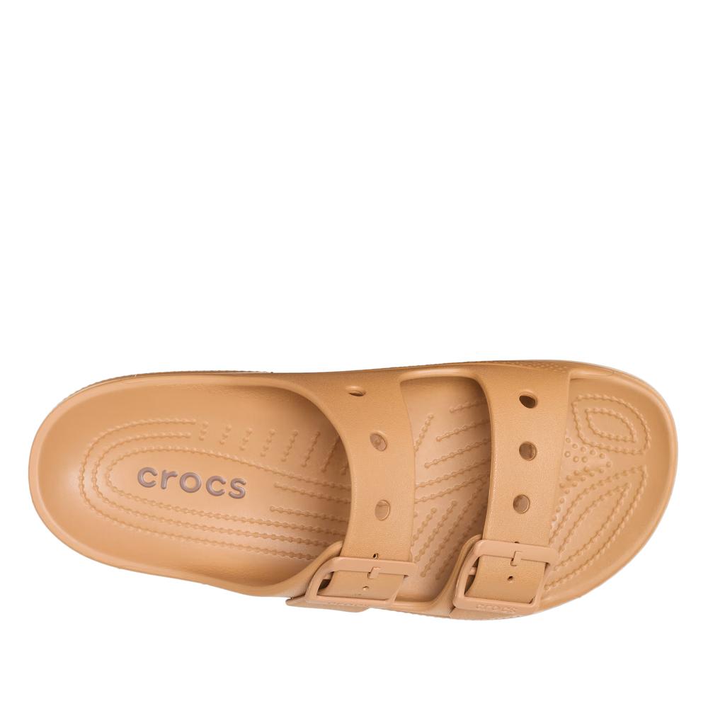 Pánske klapky Crocs Saturday Sandal 212245-2HI - pomarančové
