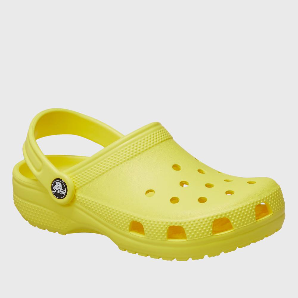 Klapky Crocs Classic Clog 206991-77J - žltá