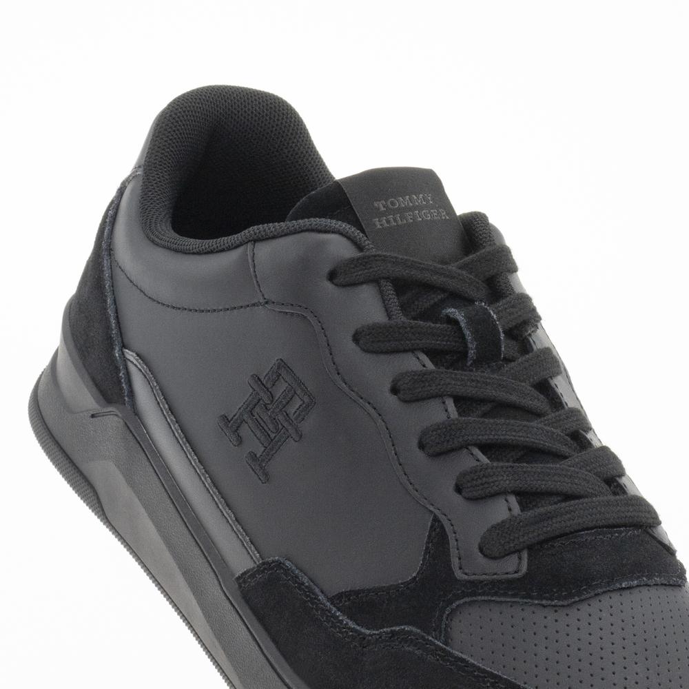 Topánky Tommy Hilfiger Elevated Cupsole Leather Trainers FM0FM04929-BDS - čierne
