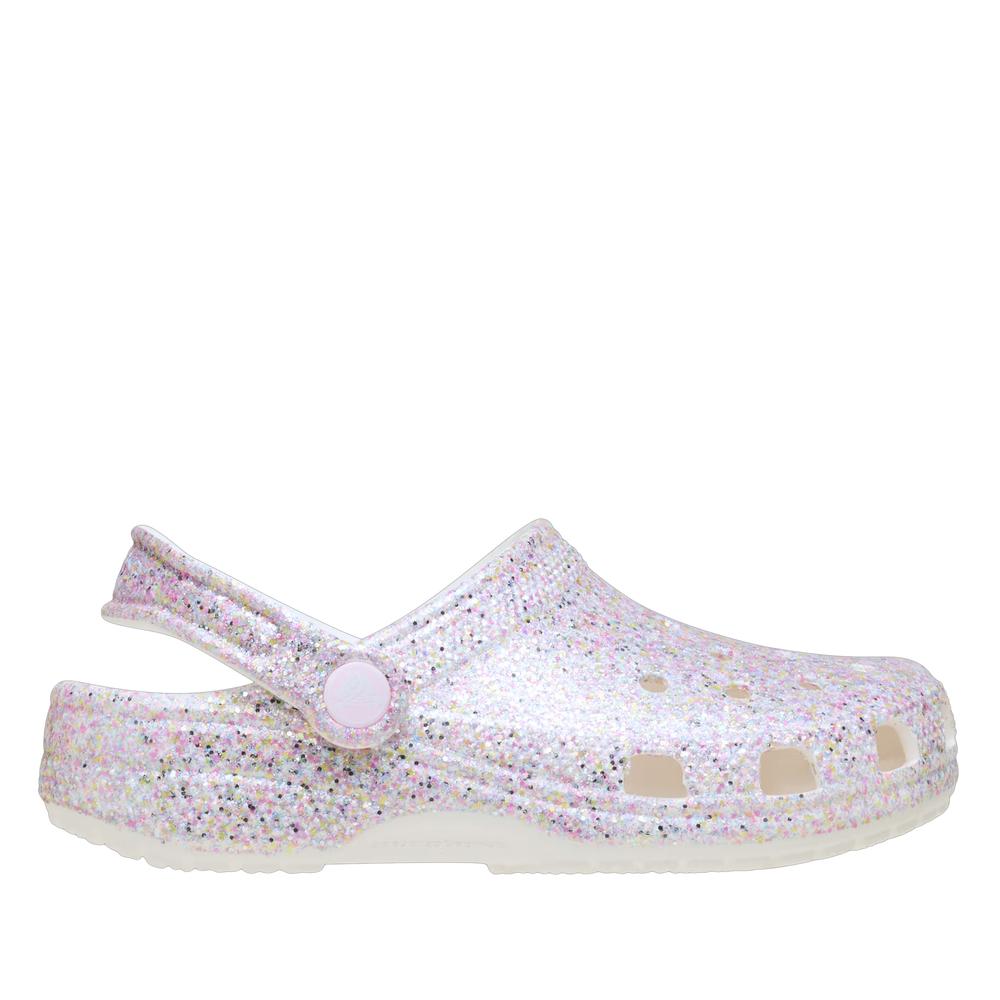 Klapky Crocs Classic Fantasy Glitter Clog 212561-100 - viacfarebné