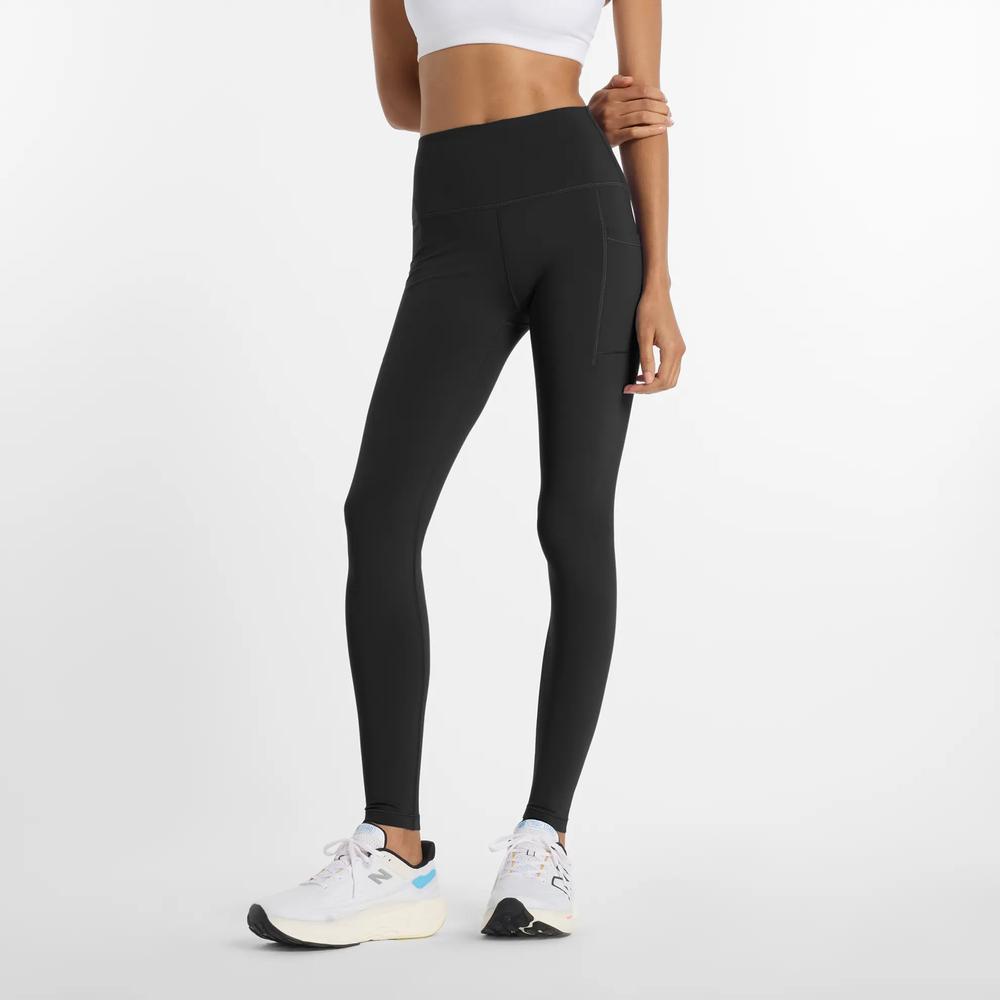 Dámske nohavice New Balance Sleek WP51275BK - čierne