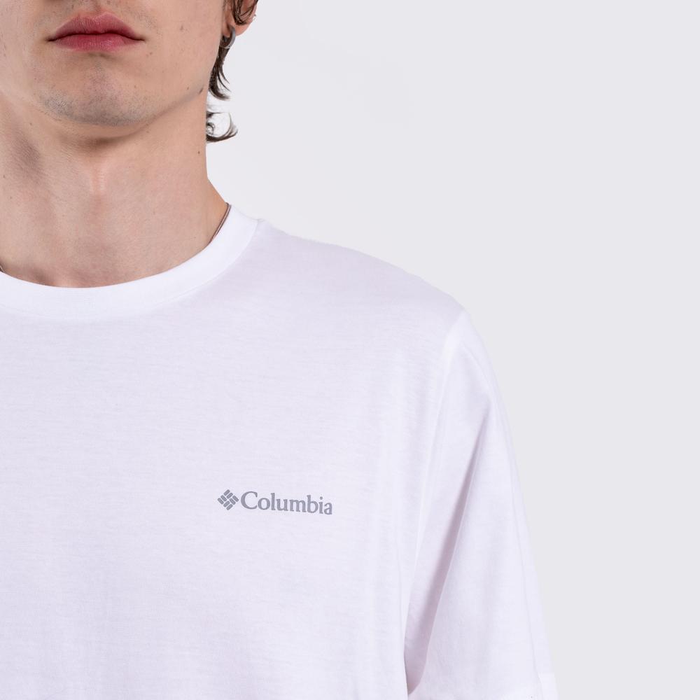 Mužský tričko Columbia CSC Basic 2154991100 - biele