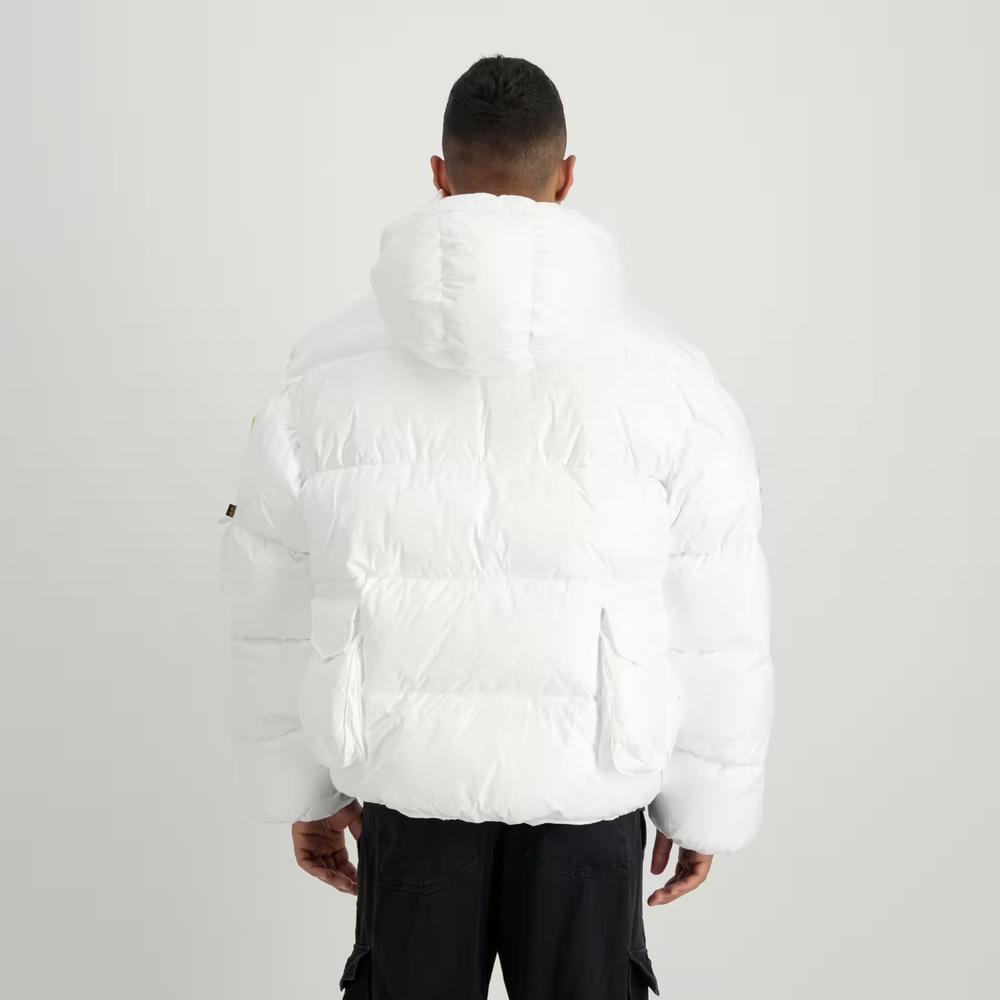 Bunda Alpha Industries Nasa Puffer Artemis 14813609 - biele