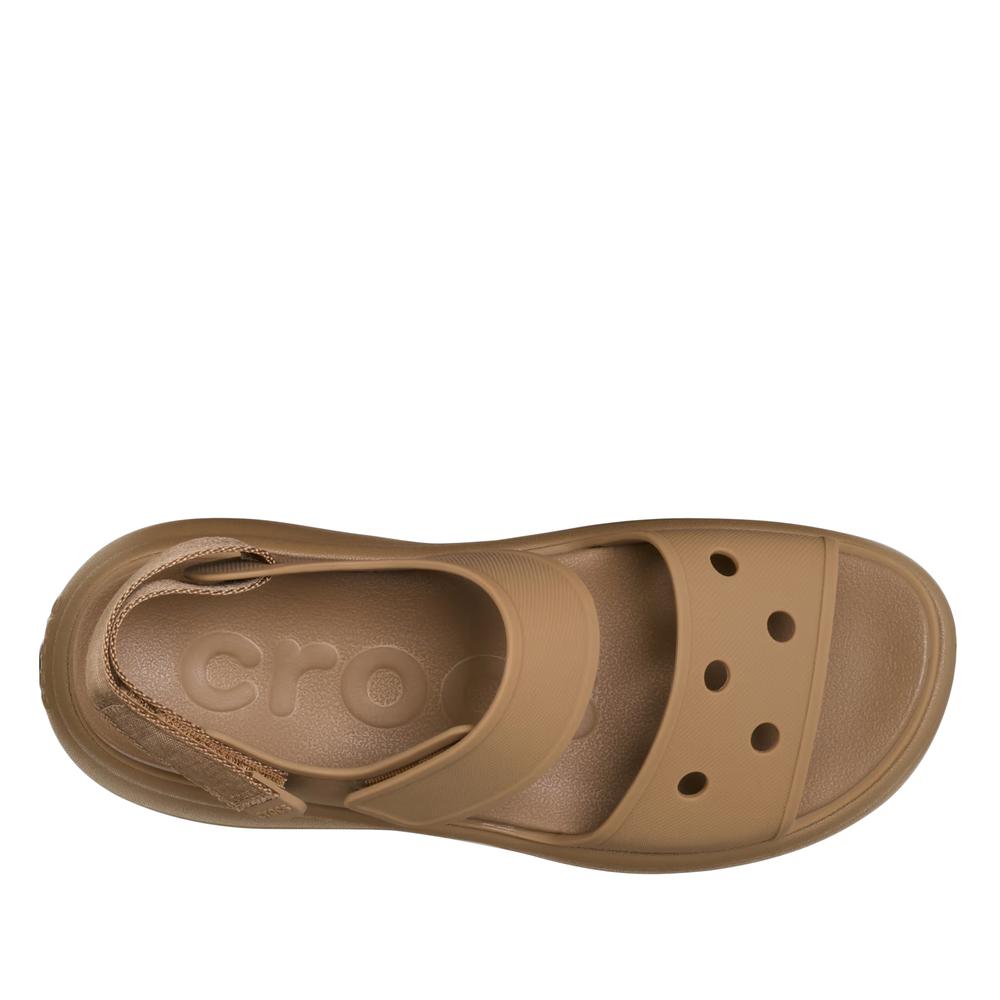 Dámske sandále Crocs Soho Y-Strap Sandal 211755-2EY - hnedé