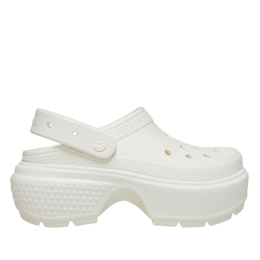 Klapky Crocs Stomp Clog 209347-0WV - biele