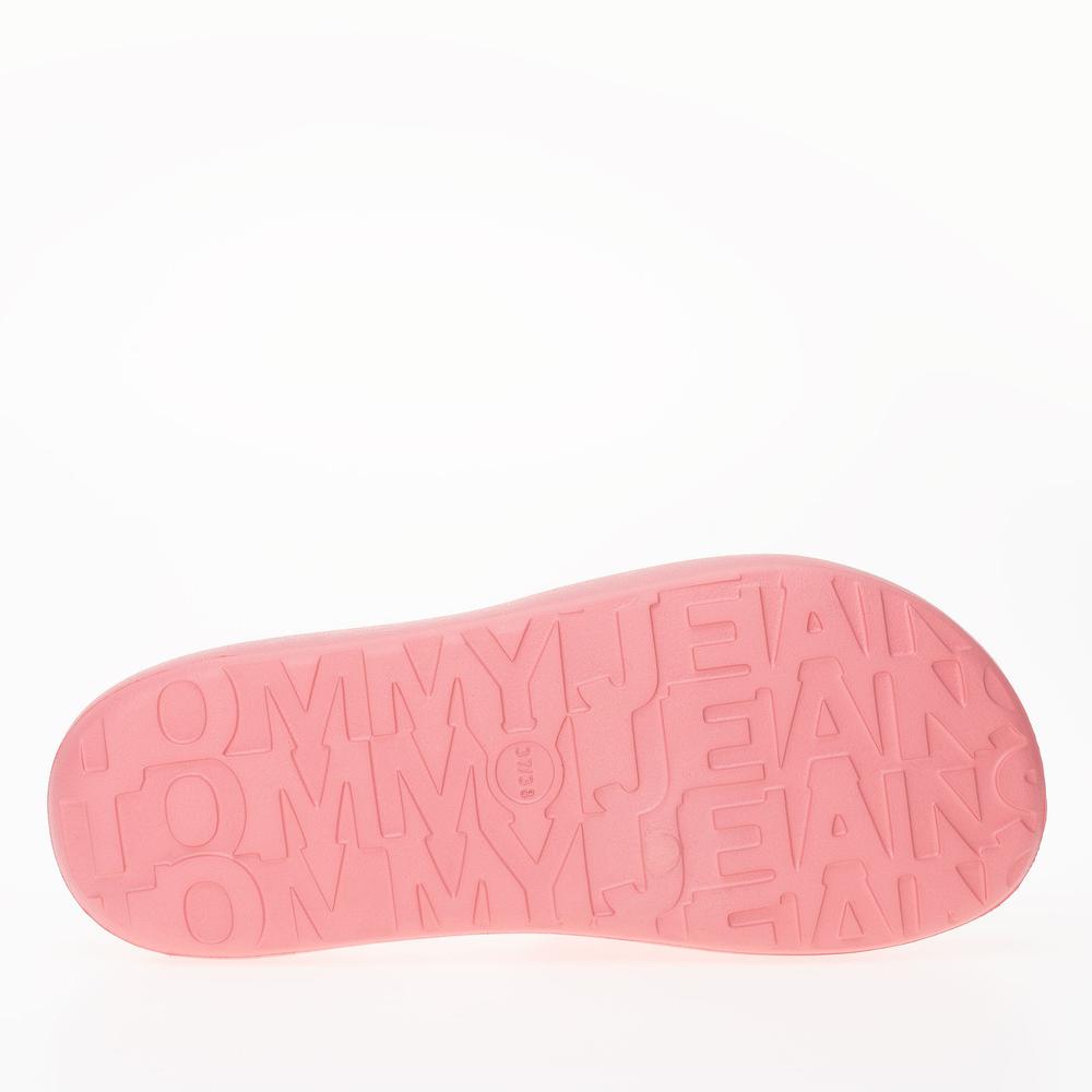Klapky Tommy Jeans Chunky Flatform Pool Slides EN0EN02454-TIC - ružové