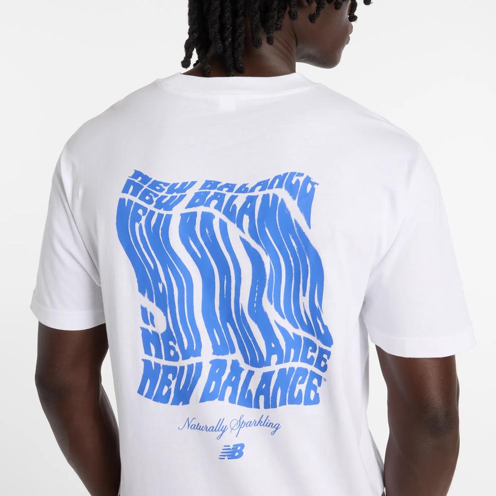 Pánske tričko New Balance MT61B2STWT - biele