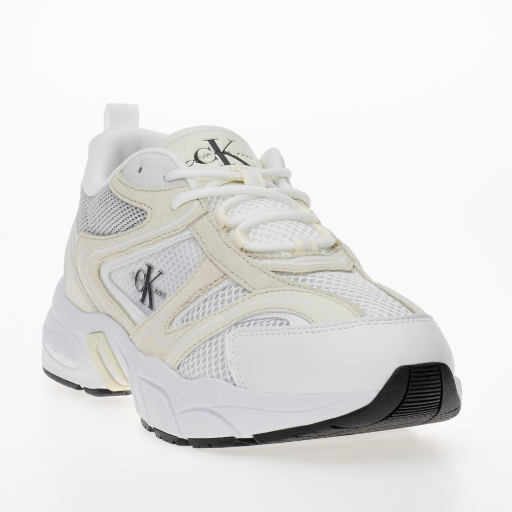 Topánky Calvin Klein Retro Tennis Su-Mesh WN YW0YW00891-0GG - béžové