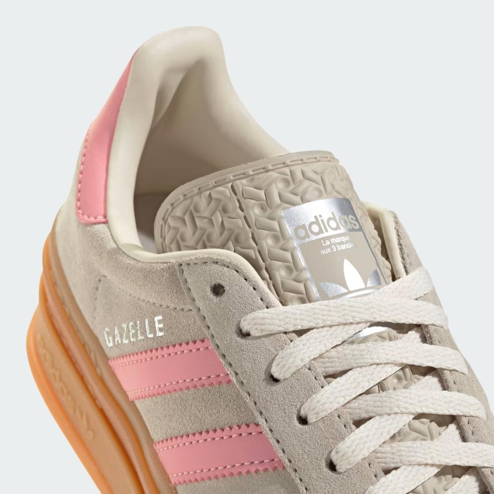 Topánky mládež adidas Originals Gazelle Bold J JQ7409 - béžové