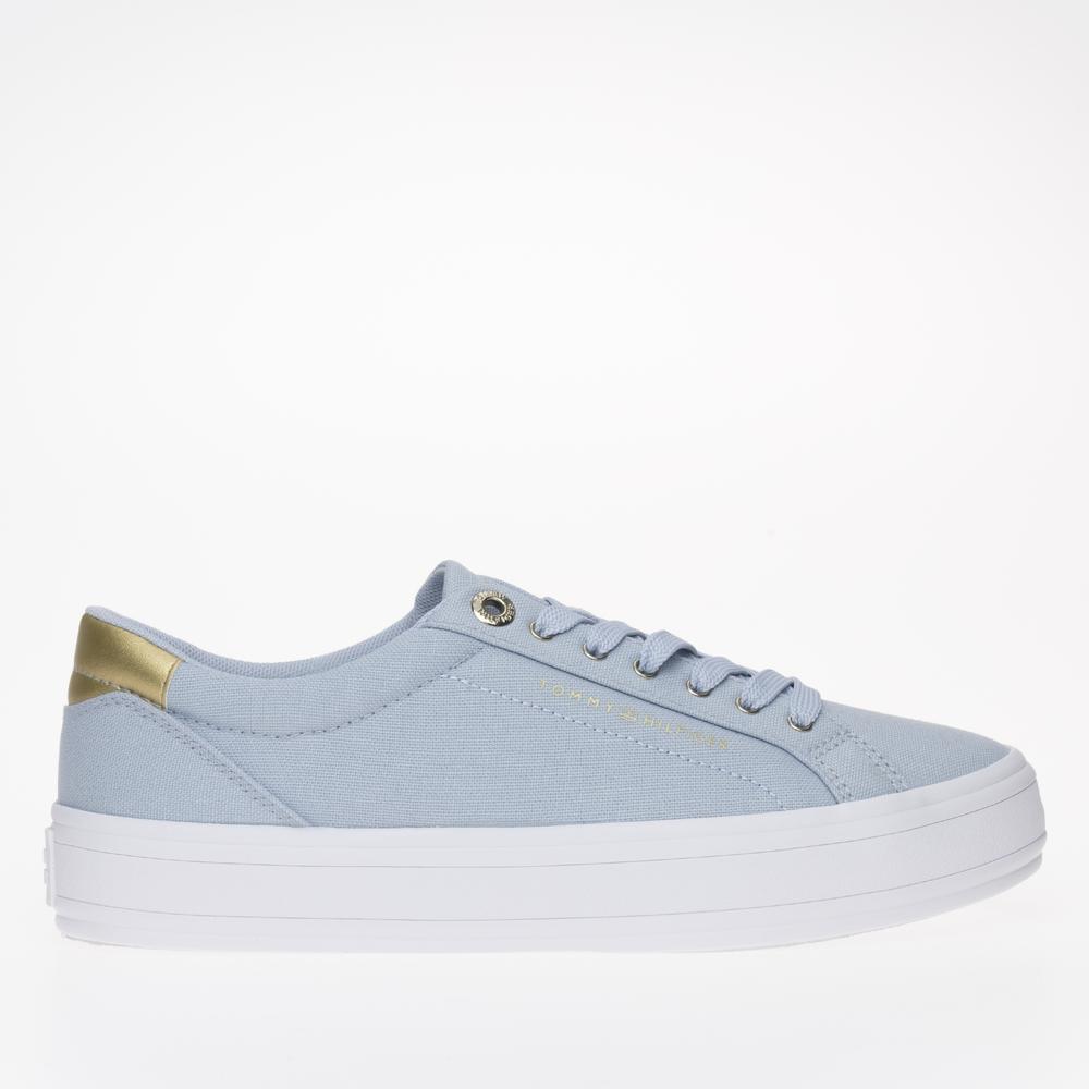 Topánky Tommy Hilfiger Essential Vulc Canvas FW0FW07682-C1O - modré