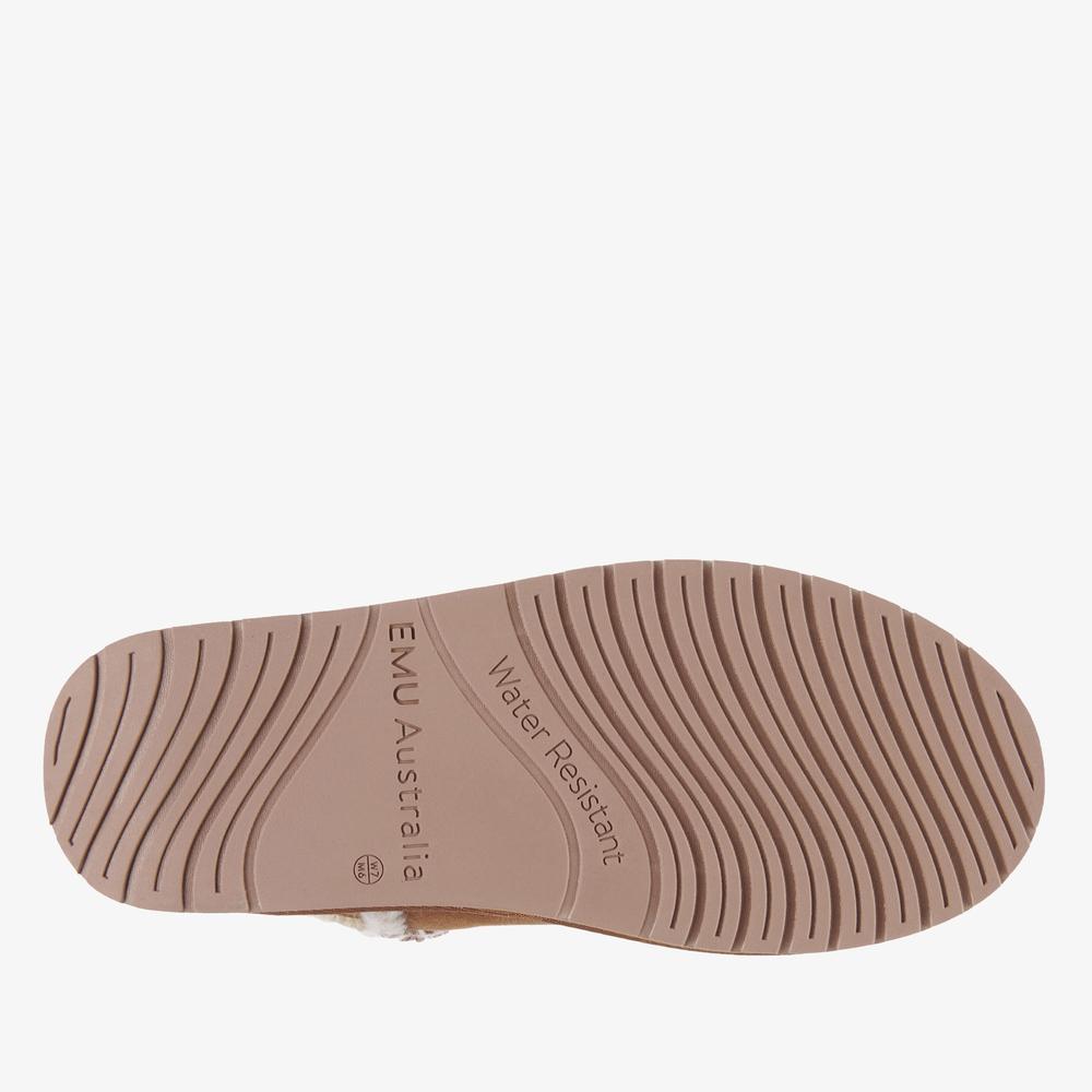Topánky Emu Australia Stinger Knit Flatform W13143CHES - hnedé