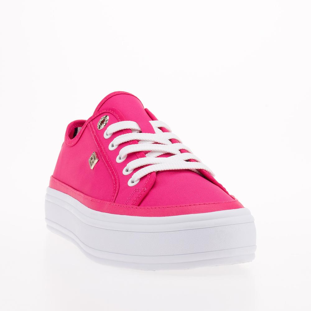 Topánky Tommy Hilfiger Essential Vulcanized Canva FW0FW07459-T1K - ružové