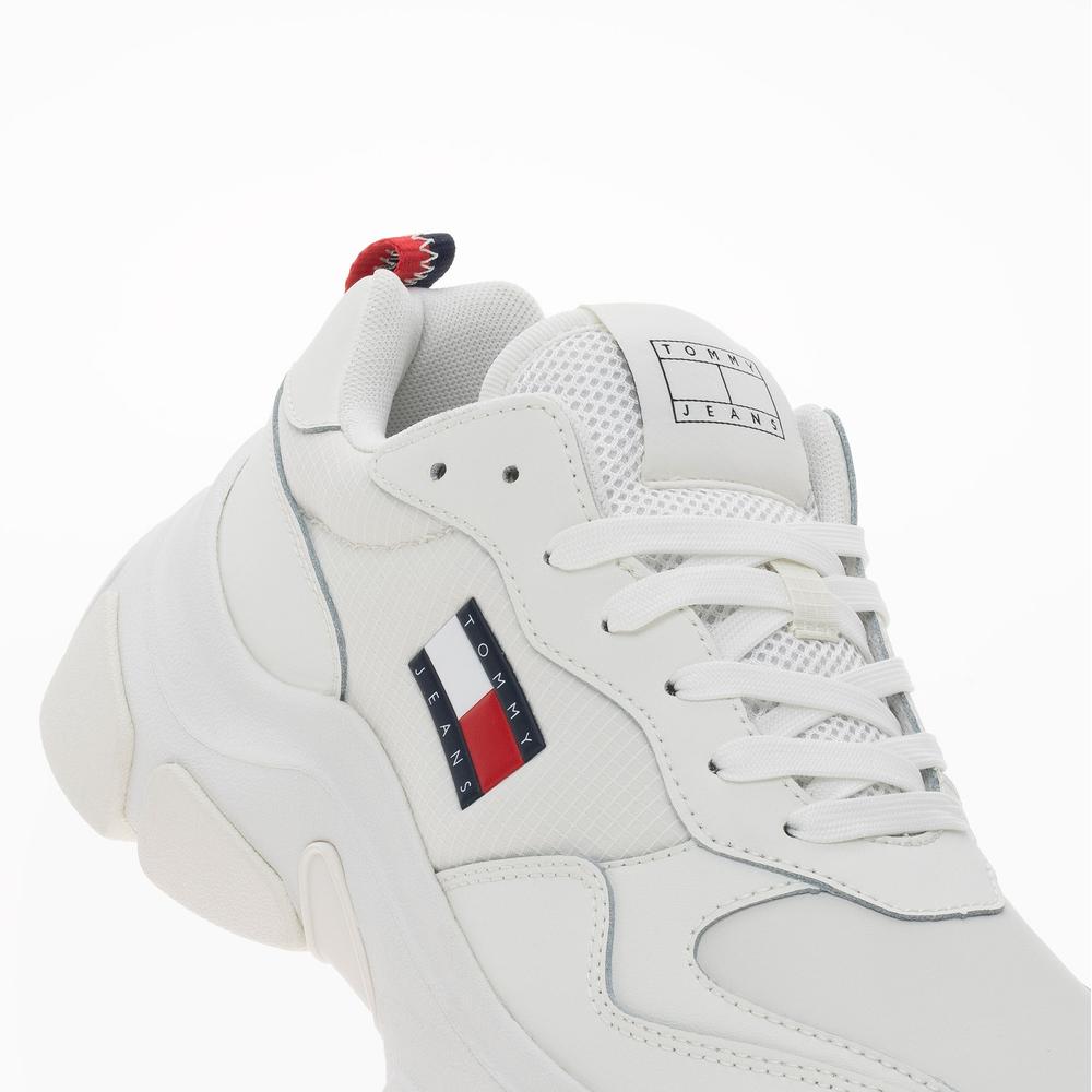 Topánky Tommy Jeans TJW Light Weight Hybrid Runner EN0EN02618-YBL - biele