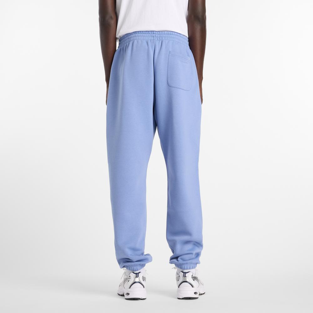 Pánske nohavice New Balance Reimagined Fleece Jogger MB61E74AAA3 - modré