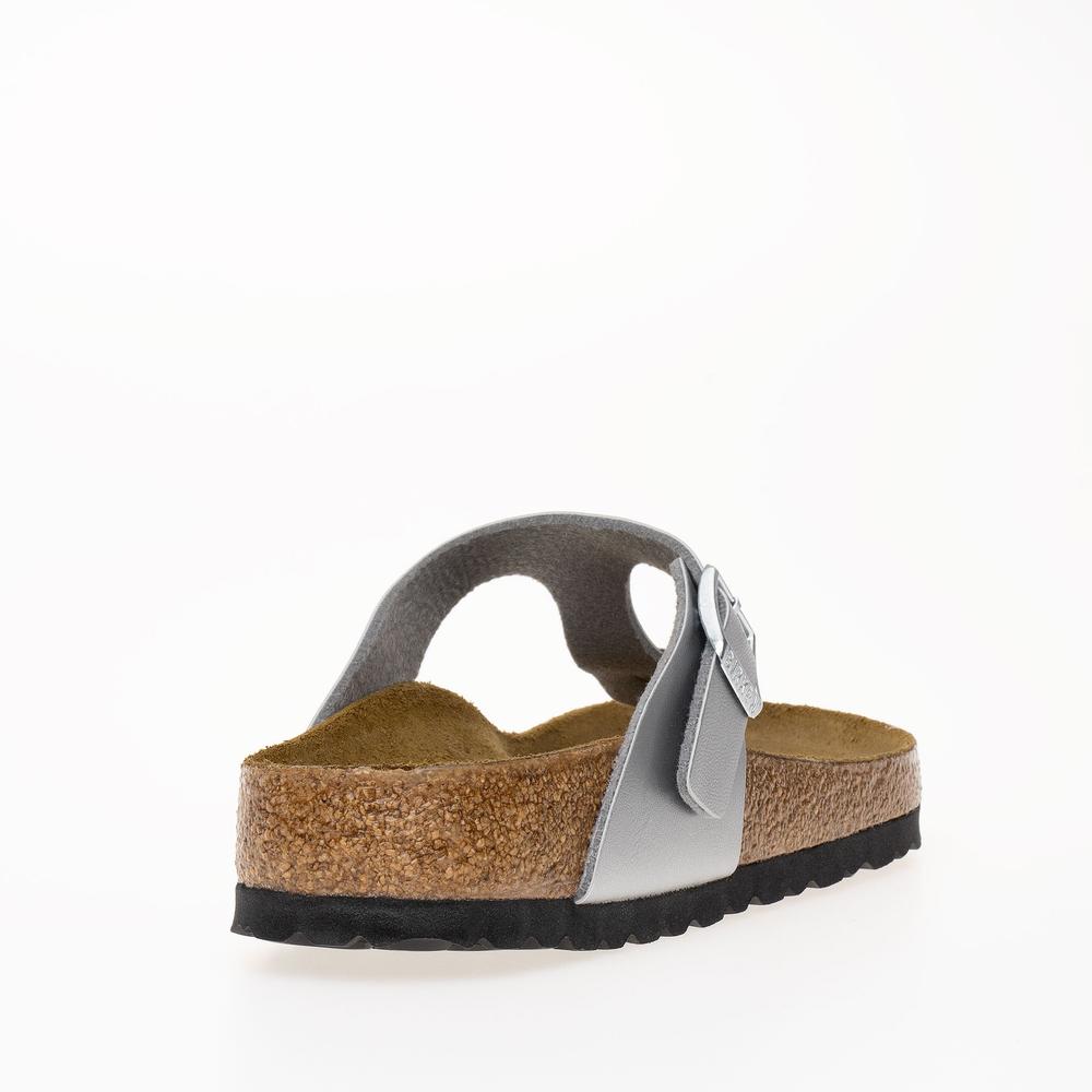 Žabky Birkenstock Gizeh 43851 - strieborné