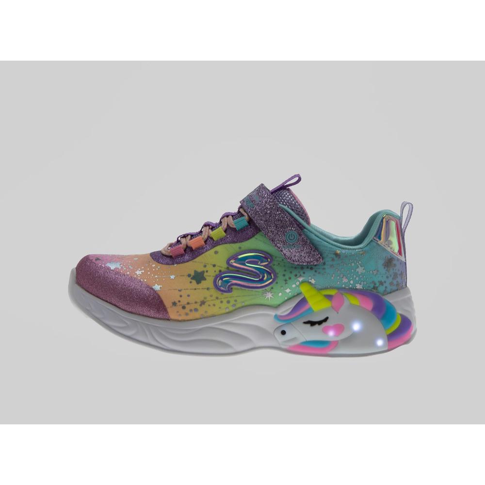 Topánky Skechers S Lights Unicorn Dreams 302311LPRMT - viacfarebné