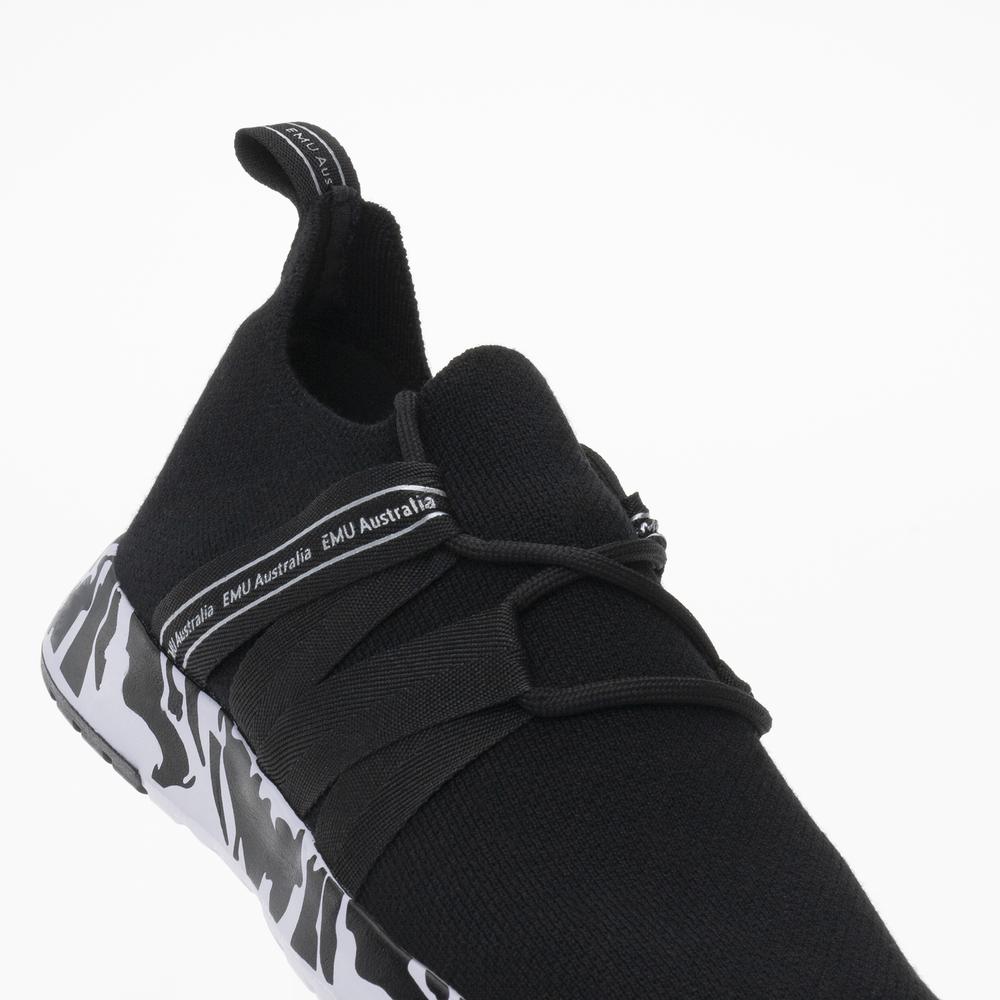 Topánky Emu Australia Leura Swirl W13030BLACK - čierne