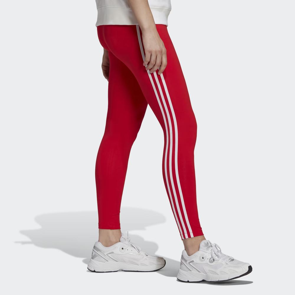Legíny adidas Originals Adicolor Classics 3-Stripes Tights HD2348 - červené