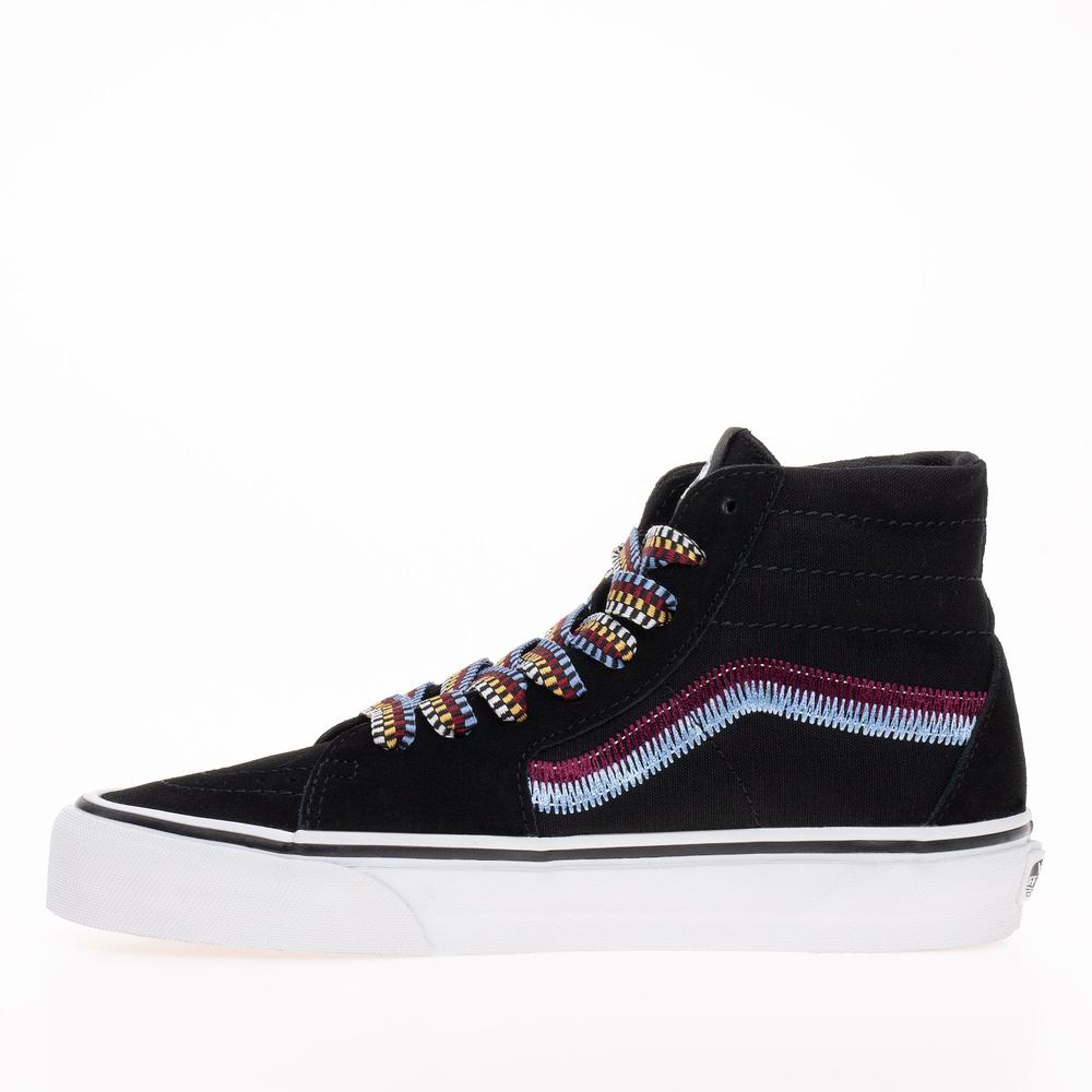 Topánky Vans Sk8-Hi Tapered Embroidery VN0009QPBMA1 - čierne