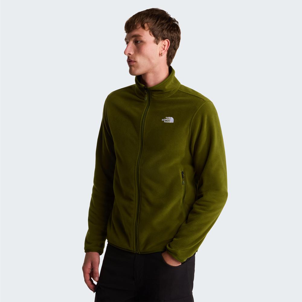 Mužský blúza The North Face Glacier Full-Zip Fleece 0A8D0RBRI1 - zelené