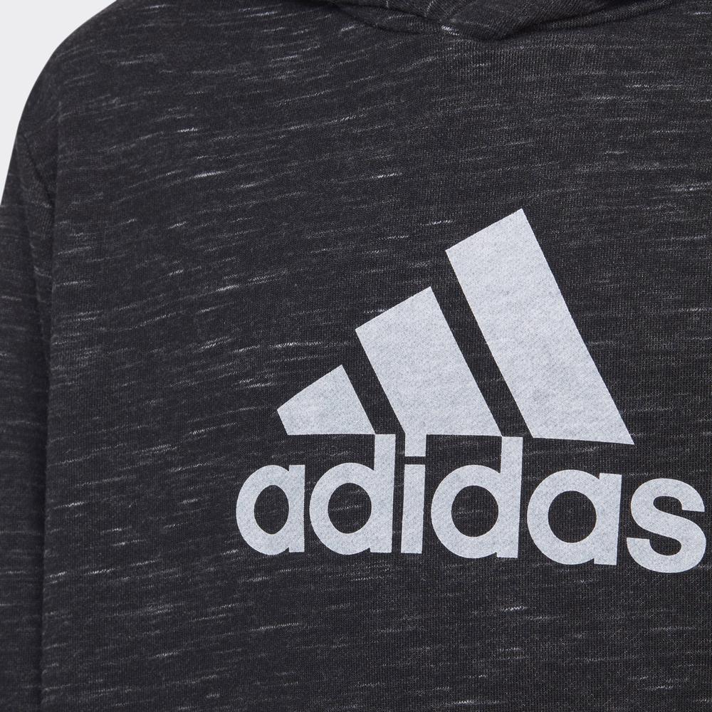 Blúza adidas Future Icons Badge Of Sport Hooded Sweatshirt HN8467 - šedý