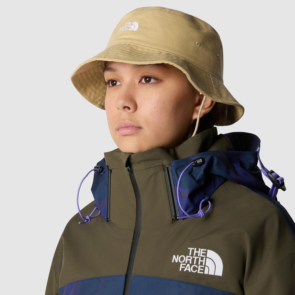 Klobúk The North Face Norm Bucket Elements White 0A7WHNXMO1 - béžové
