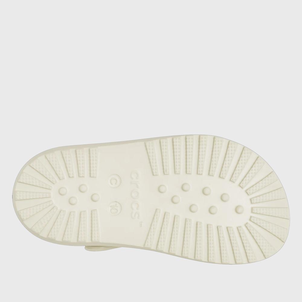 Detské sandále Crocs Classic Fisherman Sandal 210626-0LH - béžové